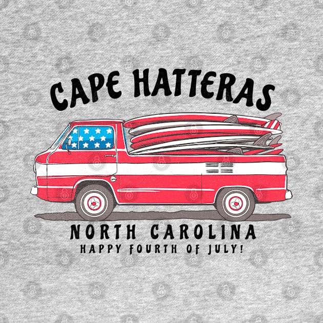 Cape Hatteras, NC Summer Surfboards on the Fourth by Contentarama